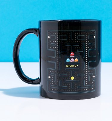 Black Pac-Man Maze Mug Black Pac-Man Maze Mug