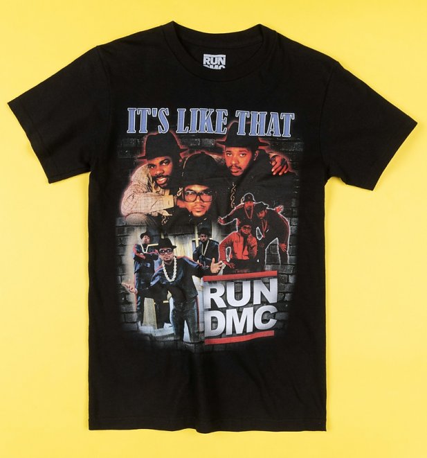 Black Run DMC It's Like That T-Shirt