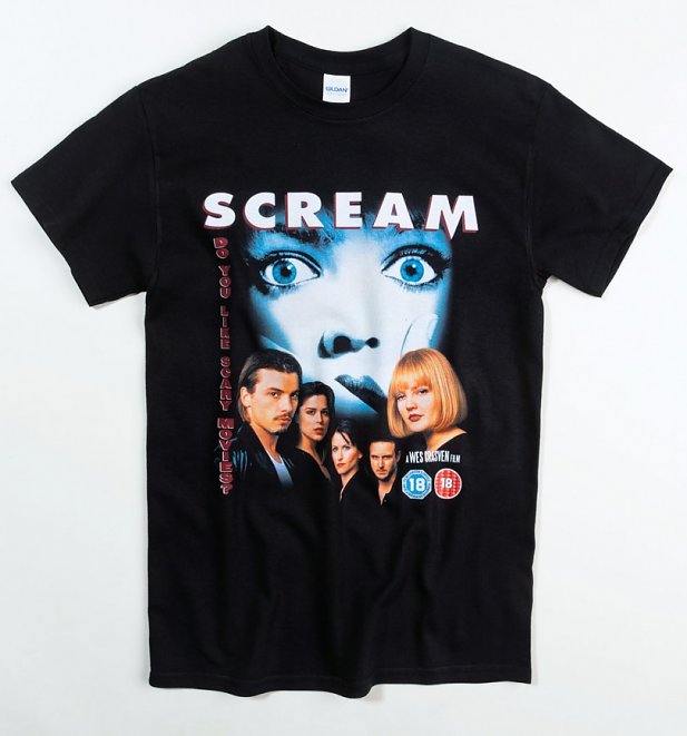 Black Scream T-Shirt from Homage Tees