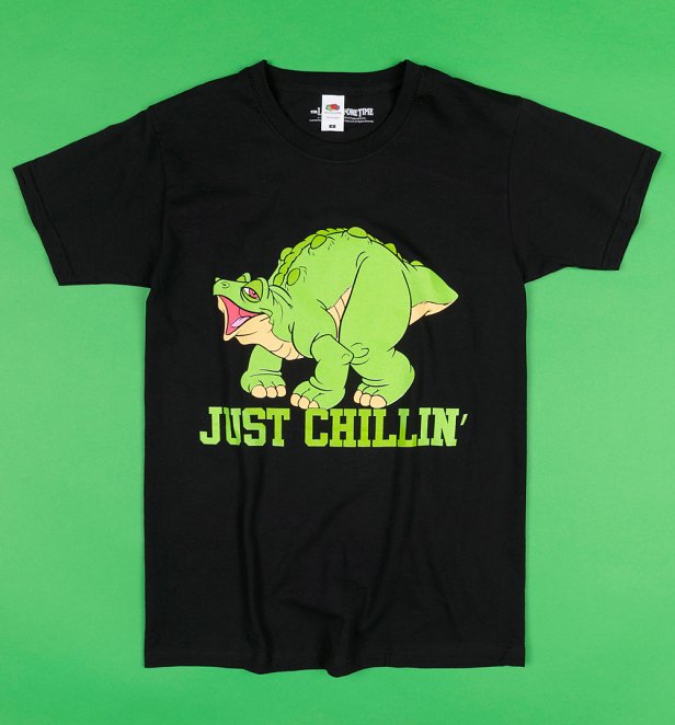 Black Spike Just Chillin Land Before Time T-Shirt Black Spike Just Chillin Land Before Time T-Shirt