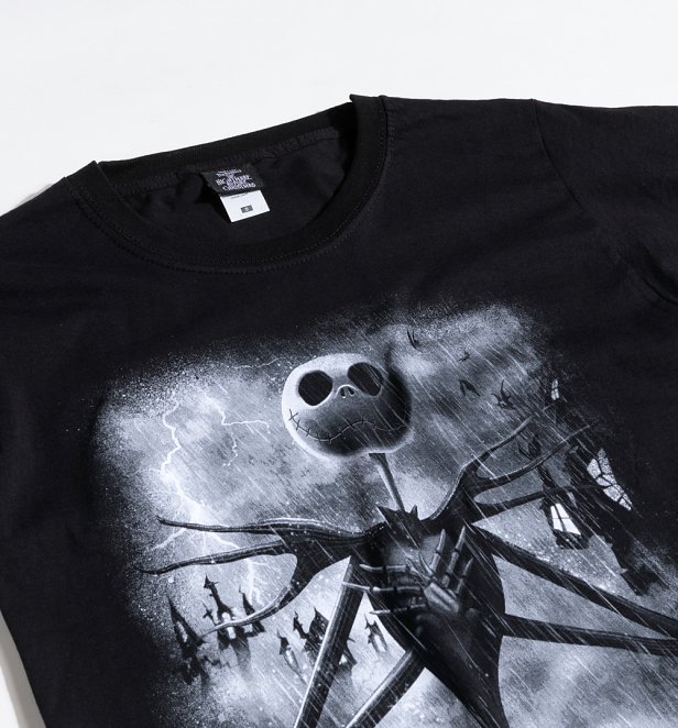 Black Stormy Skies Nightmare Before Christmas T Shirt