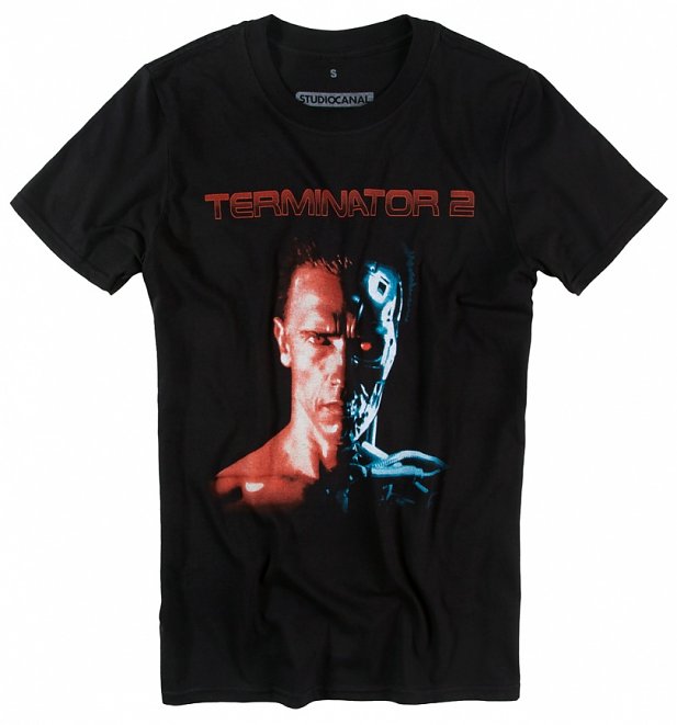 Black Terminator 2 T-Shirt Black Terminator 2 T-Shirt