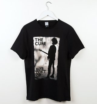 Black The Cure Boys Don't Cry T-Shirt from Amplified Black The Cure Boys Don't Cry T-Shirt from Amplified