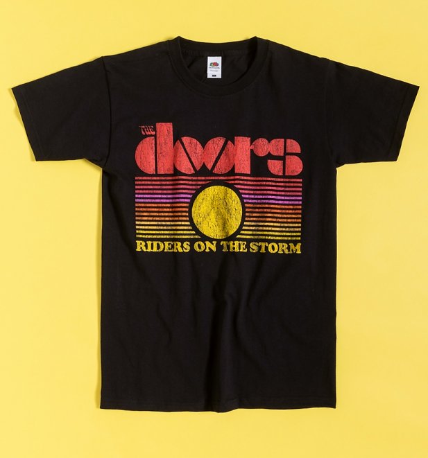 Black The Doors Riders On The Storm T-Shirt Black The Doors Riders On The Storm T-Shirt