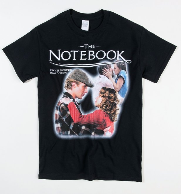 Black The Notebook T-Shirt from Homage Tees Black The Notebook T-Shirt from Homage Tees