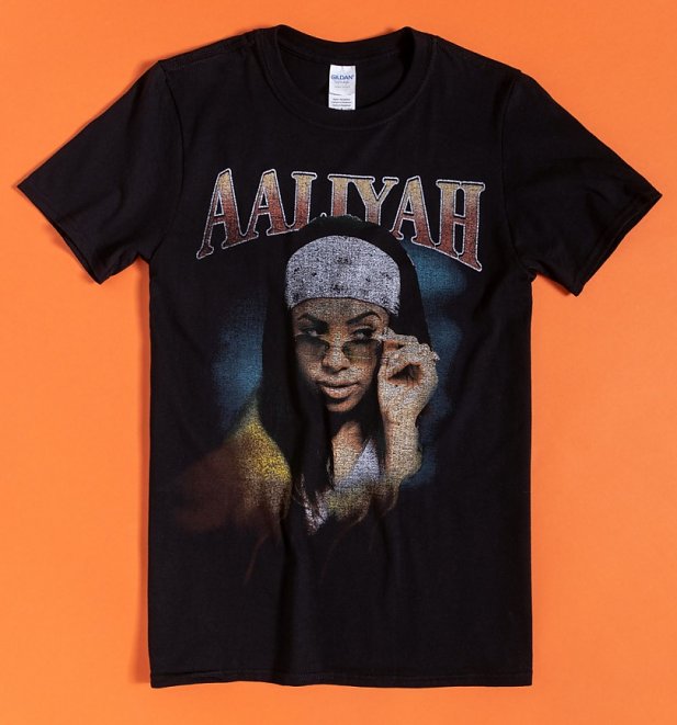 Black Trippy Aayliah T-Shirt Black Trippy Aayliah T-Shirt