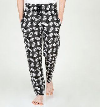Black and White Star Wars Loungepants Black and White Star Wars Loungepants