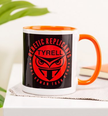 Blade Runner Inspired Tyrell Orange Handle Mug Blade Runner Inspired Tyrell Orange Handle Mug
