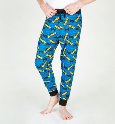 Blue Batman Cuffed Loungepants Blue Batman Cuffed Loungepants