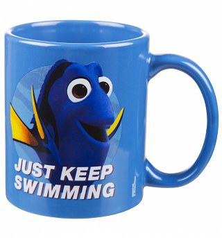 Blue Just Keep Swimming Finding Dory Mug Blue Just Keep Swimming Finding Dory Mug