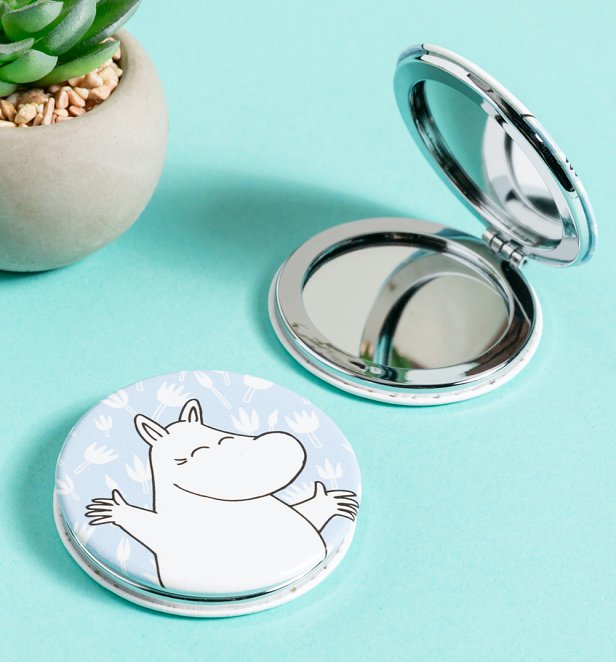 Blue Moomin Compact Mirror