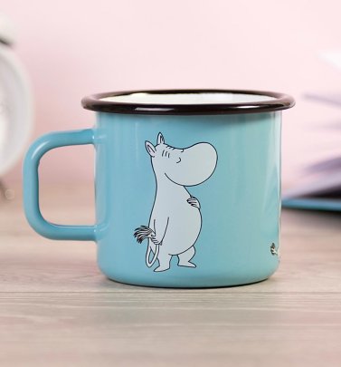 Blue Moomin Enamel Mug by Muurla Blue Moomin Enamel Mug by Muurla