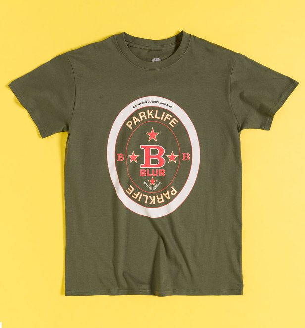 Green Blur Parklife Beer Mat T-Shirt