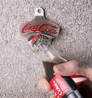 Coca-Cola Wall Mounted Bottle Opener Coca-Cola Wall Mounted Bottle Opener