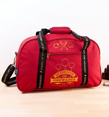 Burgundy Harry Potter Hogwarts Gryffindor Quidditch Holdall Bag Burgundy Harry Potter Hogwarts Gryffindor Quidditch Holdall Bag