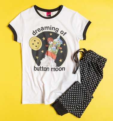 Button Moon Pyjama Set Button Moon Pyjama Set