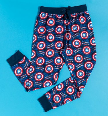 Captain America Cuffed Loungepants Captain America Cuffed Loungepants