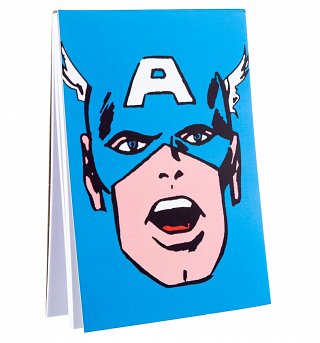 Captain America Face Magnetic Notepad Captain America Face Magnetic Notepad