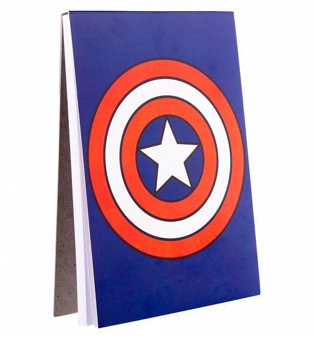 Captain America Shield Magnetic Notepad Captain America Shield Magnetic Notepad