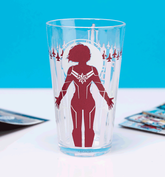 Captain Marvel Colour Changing Glass Captain Marvel Colour Changing Glass