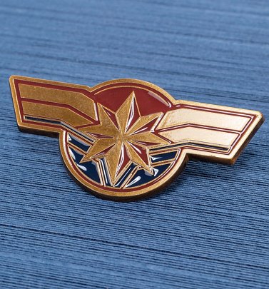 Captain Marvel Enamel Pin Badge Captain Marvel Enamel Pin Badge