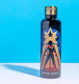 Captain Marvel Metal Water Bottle Captain Marvel Metal Water Bottle