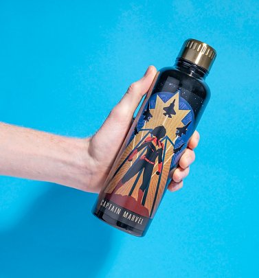 Captain Marvel Metal Water Bottle Captain Marvel Metal Water Bottle