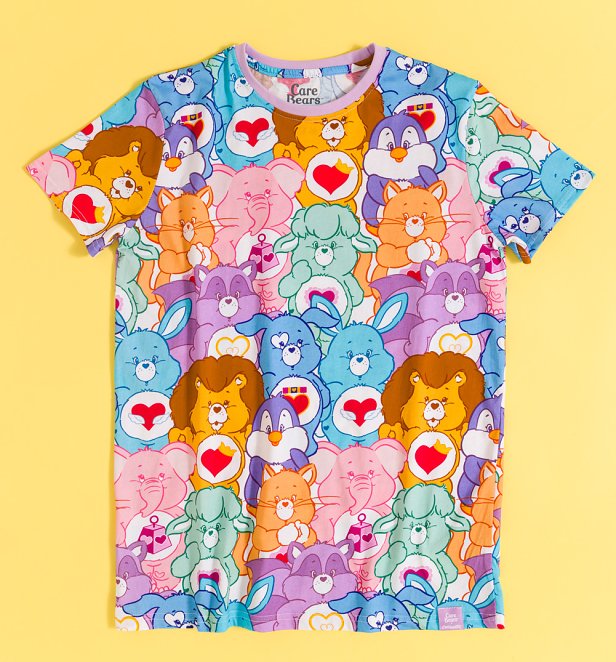 Care Bears Cousins All Over Print T-Shirt from Cakeworthy