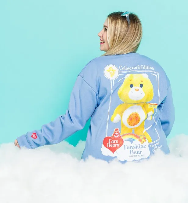 Care Bears Embroidered Blue Sweater