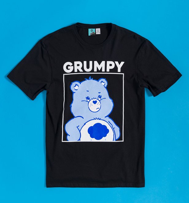 Care Bears Grumpy Bear Black T-Shirt Care Bears Grumpy Bear Black T-Shirt