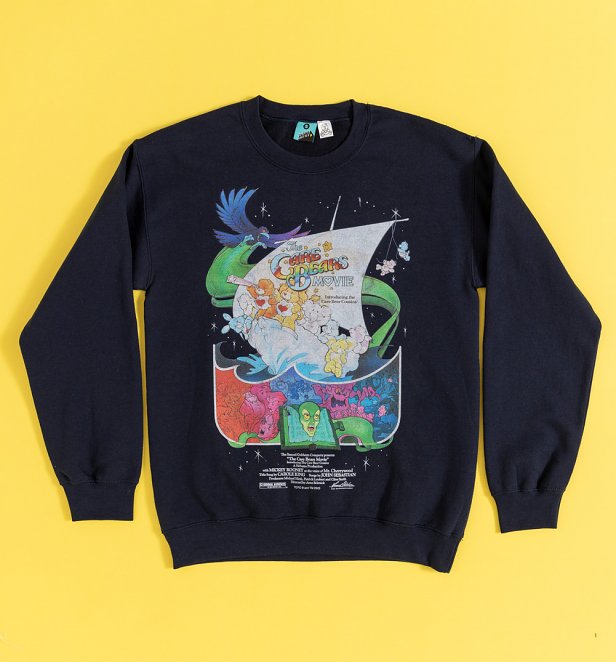 Care Bears Movie Poster Navy Sweater Care Bears Movie Poster Navy Sweater