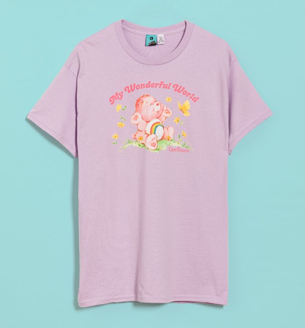 Care Bears My Wonderful World Lilac T-Shirt Care Bears My Wonderful World Lilac T-Shirt