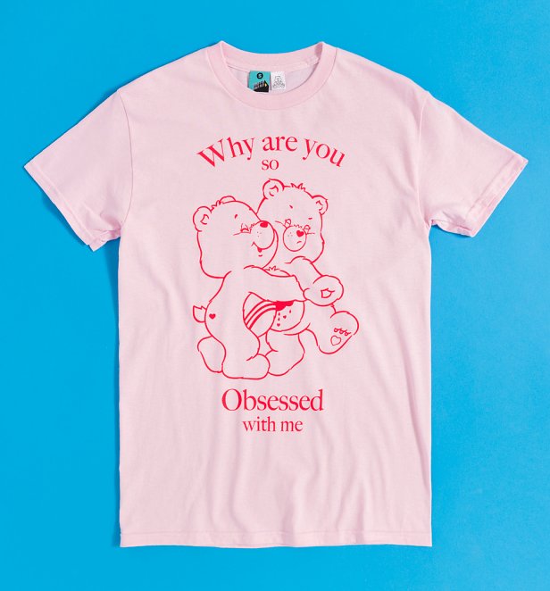 Care Bears Obsessed Pink T-Shirt Care Bears Obsessed Pink T-Shirt