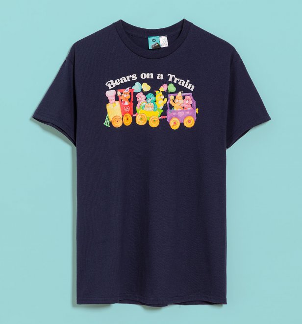 Care Bears On A Train Navy T-Shirt Care Bears On A Train Navy T-Shirt
