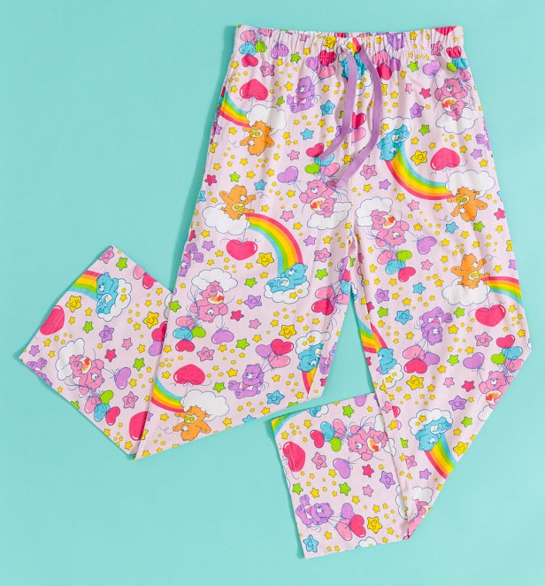 Care Bears Rainbows Pink Lounge Pants Care Bears Rainbows Pink Lounge Pants