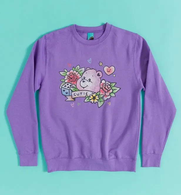 Care Bears Tattoo Violet Sweater