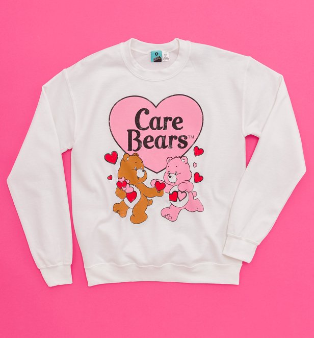 Care Bears Heart White Sweater