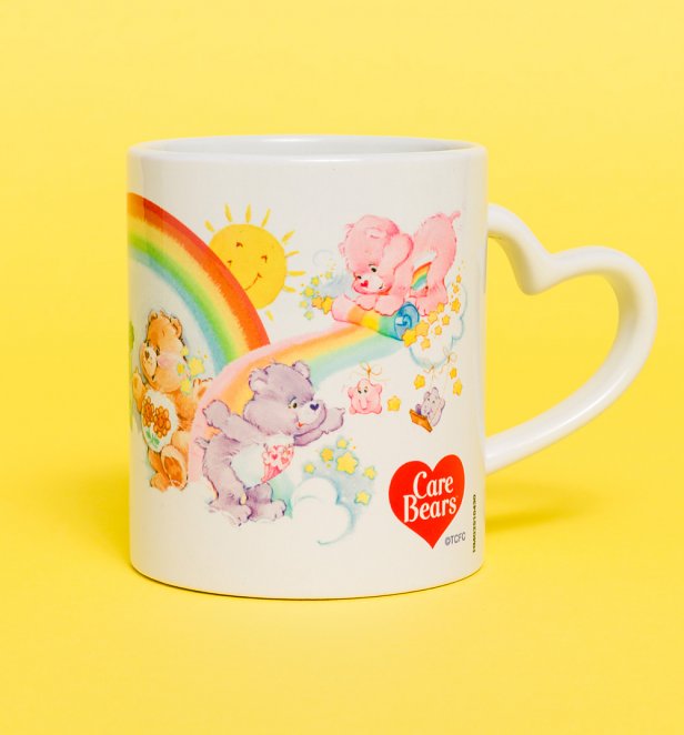 Care Bears Vintage Clouds Heart Handle Mug