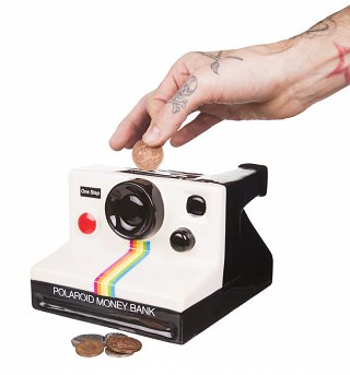 Ceramic Polaroid 3D Money Bank Ceramic Polaroid 3D Money Bank