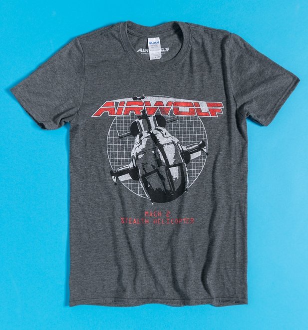 Charcoal Airwolf T-Shirt