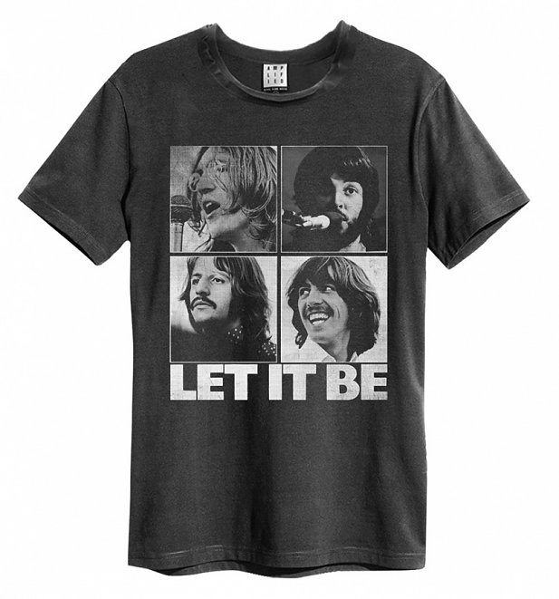 Charcoal Beatles Let It Be T-Shirt from Amplified Charcoal Beatles Let It Be T-Shirt from Amplified