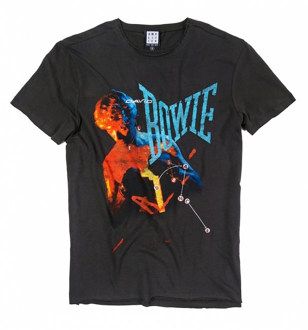 Charcoal David Bowie Let's Dance Anniversary T-Shirt from Amplified Charcoal David Bowie Let's Dance Anniversary T-Shirt from Amplified