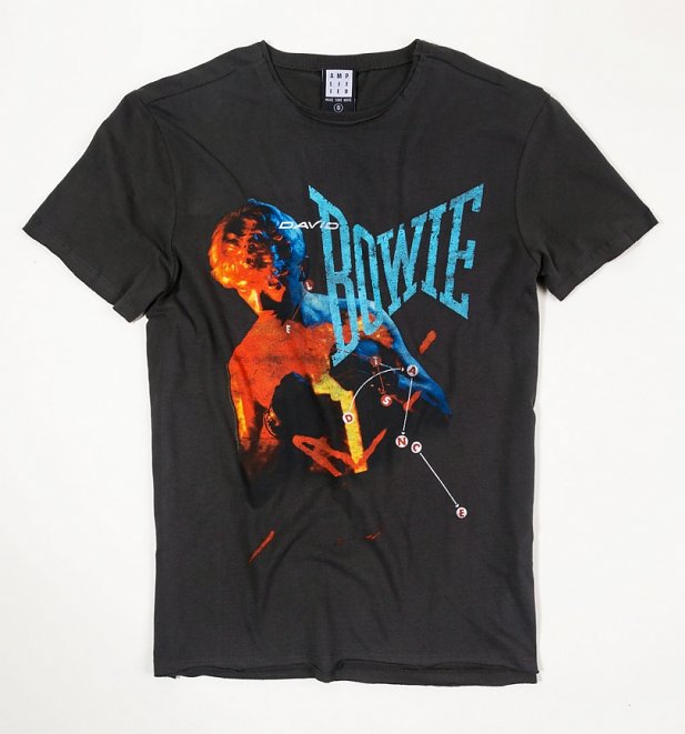 Charcoal David Bowie Let's Dance Anniversary T-Shirt from Amplified Charcoal David Bowie Let's Dance Anniversary T-Shirt from Amplified