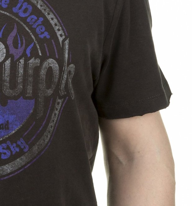 Charcoal Deep Purple Smoke On The Water T-Shirt from Amplified Charcoal Deep Purple Smoke On The Water T-Shirt from Amplified