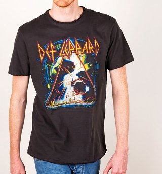 Charcoal Def Leppard Hysteria T-Shirt from Amplified Charcoal Def Leppard Hysteria T-Shirt from Amplified