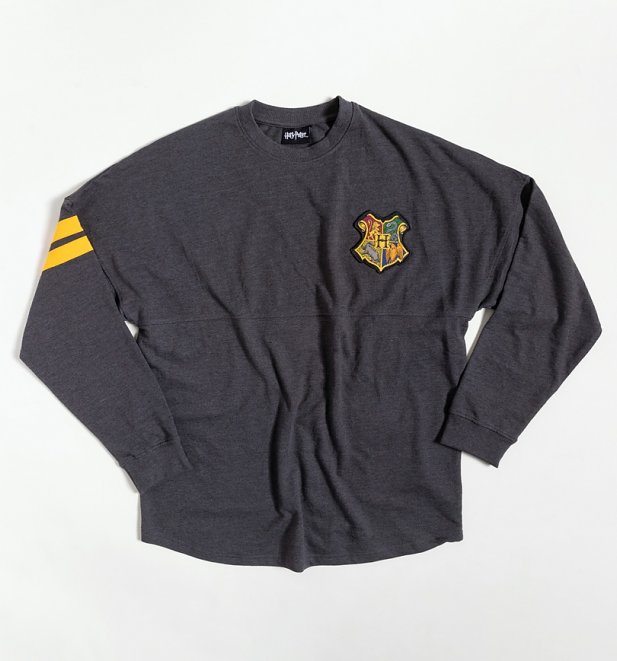Charcoal Marl Hogwarts Harry Potter Lightweight Sweater Charcoal Marl Hogwarts Harry Potter Lightweight Sweater