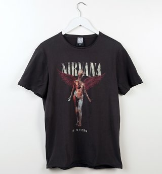 Charcoal Nirvana In Utero T-Shirt from Amplified Charcoal Nirvana In Utero T-Shirt from Amplified