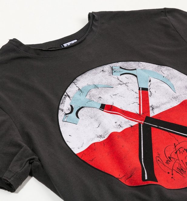 Charcoal Pink Floyd The Wall T-Shirt from Amplified Charcoal Pink Floyd The Wall T-Shirt from Amplified