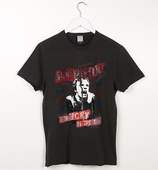 Charcoal Sex Pistols Anarchy In The UK T-Shirt from Amplified Charcoal Sex Pistols Anarchy In The UK T-Shirt from Amplified
