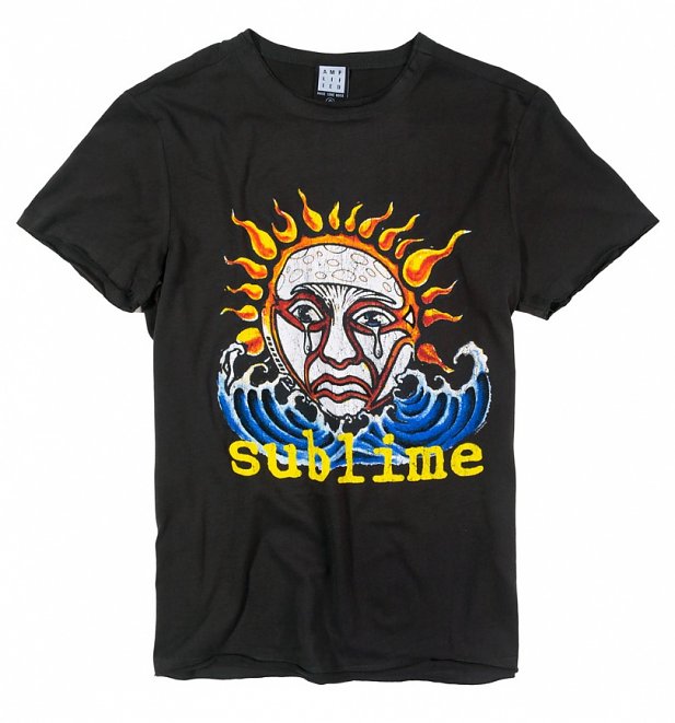 Charcoal Sublime Ska Sun Logo T-Shirt from Amplified Charcoal Sublime Ska Sun Logo T-Shirt from Amplified